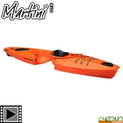 Kayak Point 65°N Martini GTX Solo Sit-On-Top Modulable Orange 1 Place
