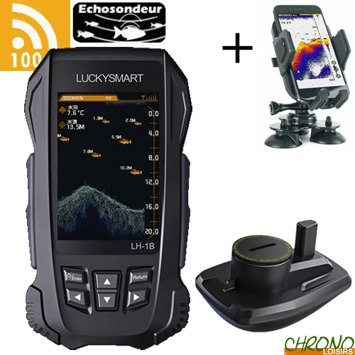 Sondeur Lucky Smart Screen Pro + Support Ecran