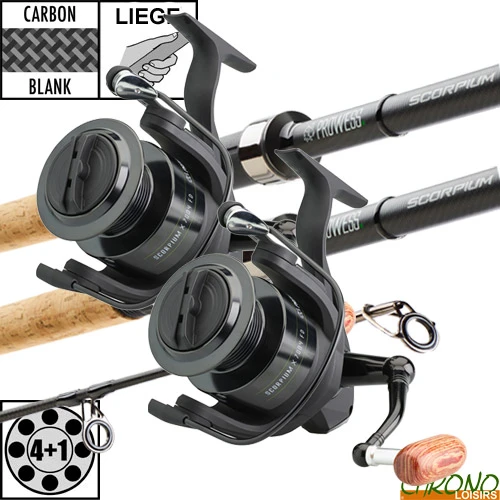 Ensemble Prowess Scorpium Full Cork 10' 3lbs X 7004 (les 2)