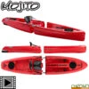 Kayak Point 65°N Mojito Solo Sit-On-Top Modulable Rouge 1 Place