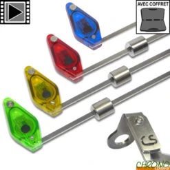 Coffret Carpsounder 4 Balanciers Lumineux Dropstar LX2 Couleur