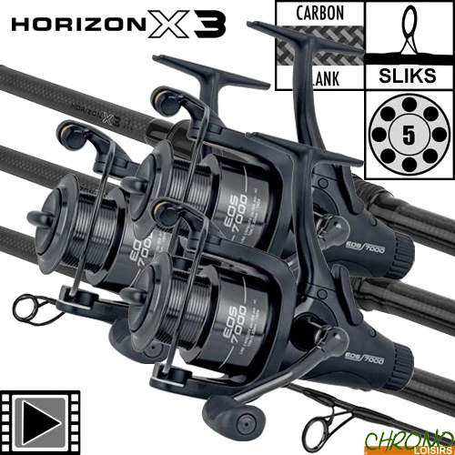 Ensemble Fox Horizon X3 10' 3lbs EOS 7000 (les 3)