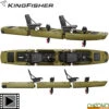 Kayak Point 65°N KingFisher Duo Modulable Vert Armée 2 Places
