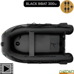 Bateau Gonflable Carp Spirit Black Boat 300WI Plancher Air