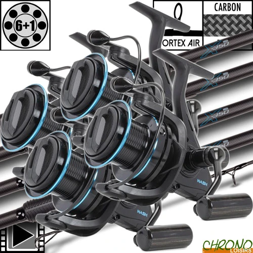 Ensemble Nash X350 10' 3.5lbs LR6000 (les 4)