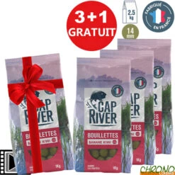 Bouillettes Cap River Banane Kiwi 14mm 2.5kg (x3)