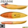 Kayak Point 65°N Seadog Sit-On-Top Monobloc Jaune/Orange 1 Place