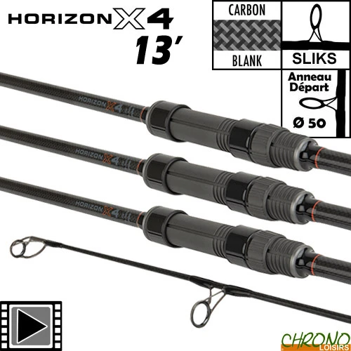 Canne Fox Horizon X4 50mm 13' 3.5lbs (les 3)