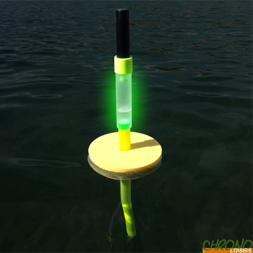 Balise Lumineuse Atropa Auto Spot Tube Vert + Kit Flottant