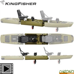 Kayak Point 65°N KingFisher Section Supplémentaire Vert Armée