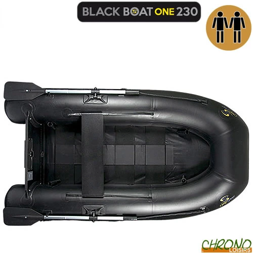 Bateau Gonflable Carp Spirit Black Boat One 230 Plancher Lattes