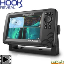 Sondeur GPS Lowrance Hook Reveal 7 Sonde TA TripleShot